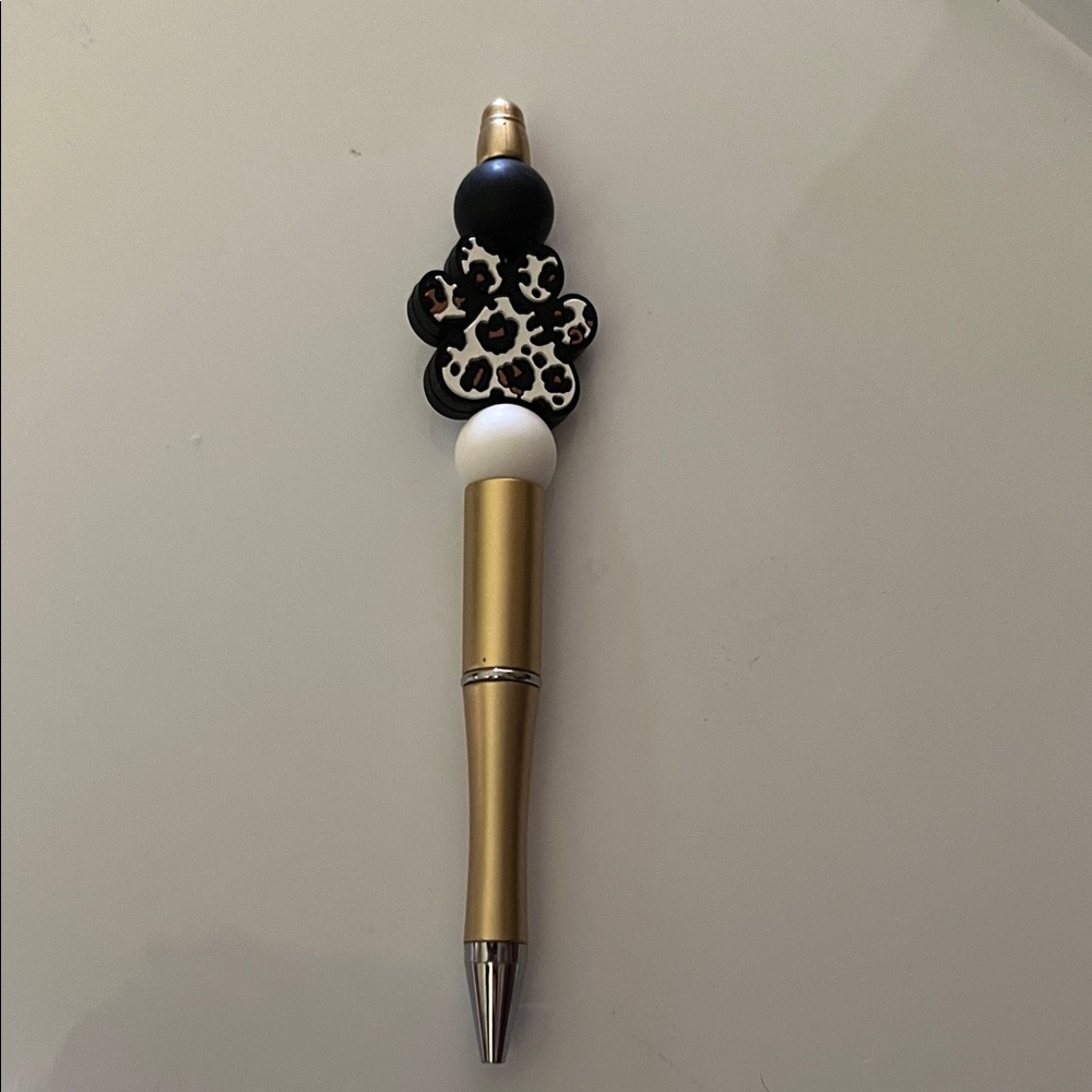 Gold and Black Decorative Pen